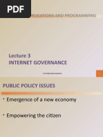 Lecture 3-Internet Governance