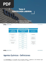 Tema 4. Toxicologia Laboral