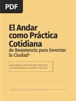 El Andar Como Prctica Cotidiana de Resistencia para Inventar La Ciudad