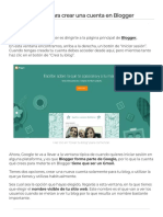 Cómo Crear Un Blog en Blogger (2023) PDF