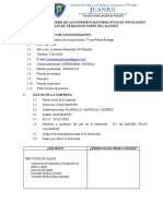 Esquema de Informe Modulo Ii Enfermeria