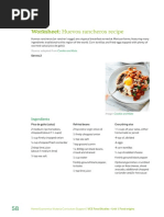 Huevos Rancheros Recipe and Evaluation PDF