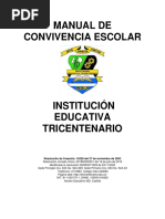 Manual de Convivencia Ie Tricentenario - 2019 PDF