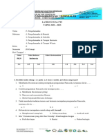 Latihan Soal PTS Tema 5