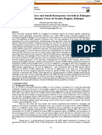 Determinants of Micro and Small Enterprises Growth in Ethiopia: The Case of Nekemte Town of Oromia Region, Ethiopia