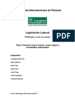 Comercio Al Por Menor, Al Por Mayor y Actividades Ales