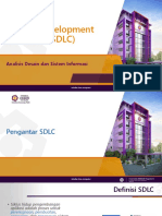 System Development Life Cycle (SDLC) : Analisis Desain Dan Sistem Informasi