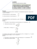 COMBINED VARIATION-grade 9