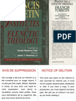 Institutes of Elenctic Theology - Vol. 1 Francis Turretin PDF