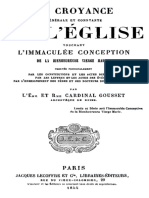 La Croyance Generale Et Constante de L Eglise Touchant L Immaculee Conception de La Bienheureuse Vierge Marie 000000501 PDF