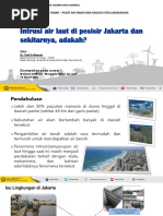 Intrusi Air Laut Pesisir DKI Jakarta