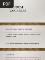 Random Variables