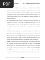 4.9 Wild Life Protection Act: Environmental Studies (CYL-101) Unit-IV Social Issues and The Environment