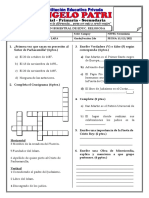 Examen IV Bimestre 2do Sec - Campoy