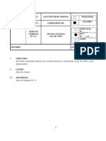 Circuito Electrico y Ley de Ohm Alumno