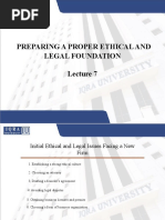 Lecture 7 - Legal Foundation and Ethical Considerations