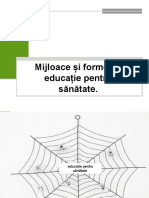 Mijloace Și Forme de Educație Pentru Sănătate