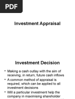 Investment Appraisal