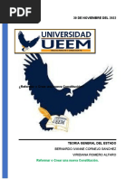 Reformar o Crear Una Nueva Constitución. UEMMMM IVANNE