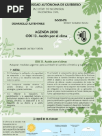 AGENDA 2030 ODS 13 Acción Por El Clima en Guerrero