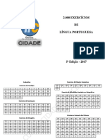 00 - GABARITO Questoes de Portugues Curso Cidade PDF