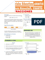 Fracciones para Cuarto Grado de Secundaria