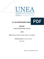 Tarea 1 Victor Lucas Carpio Otras Disposiciones Fiscales