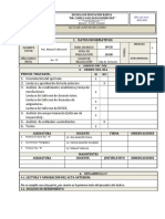 Datos Informativos: Acta de Juntas de Curso