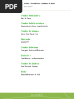 Actividad 1 - Base de Datos