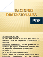 Ecuaciones Dimensionales