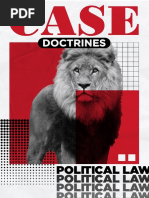 SBCA CBO CASE DOCTRINES Political Law 2022 PDF