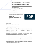 Surat Permohonan Untuk Tidak Dilakukan Penahanan