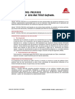 Ficha Tecnica de Pintura Ral 7032 PDF