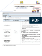 Evaluacion Diagnóstica V Ciclo - Mat