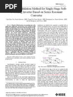 A Hybrid Modulation Method For Single-Stage Soft-Switching Inverter Based On Series Resonant Converter PDF