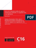 Acerca de La Naturaleza Jurídica de Los Aportes y Contribuciones