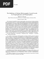 The Inhibition of Calcium Hydroxyapatite Crystal Growth by Polyphosphonates and Polyphosphates PDF