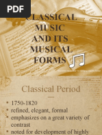 Classical Music and Its Musical Forms