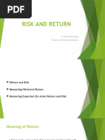 Risk and Return