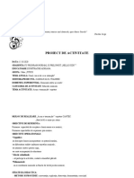 Proiect de Activitate: Moto: La Noi, Romanii, Intai Se Aud Cântecele, Apoi Răsare Soarele" Nicolae Iorga