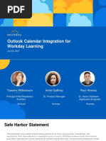 Outlook Calendar Integration For Workday Learning - August 2022 Update