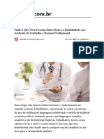 Tudo o Que Você Precisa Saber Sobre A Estabilidade Por Acidente de Trabalho e Doença Profissional - Jusbrasil