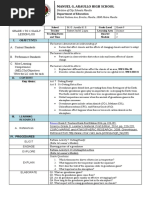 Manuel G. Araullo High School: School Grade Level Teacher Learning Area Teaching Dates and Time Quarter