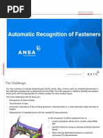 Automatic Recognition of Fasteners