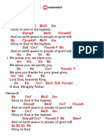 Glory To God (Bukas Palad) With Chords