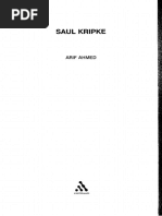 Arif Ahmed - Saul Kripke-Continuum (2007)