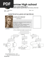 Work Sheet-7 Newtons 3laws Work Sheet