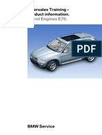 Petrol Engines E70.: Aftersales Training - Product Information