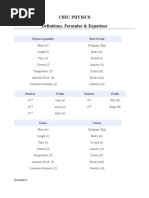 Formulae - 2