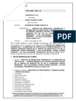 Informe #001 - Huanuco